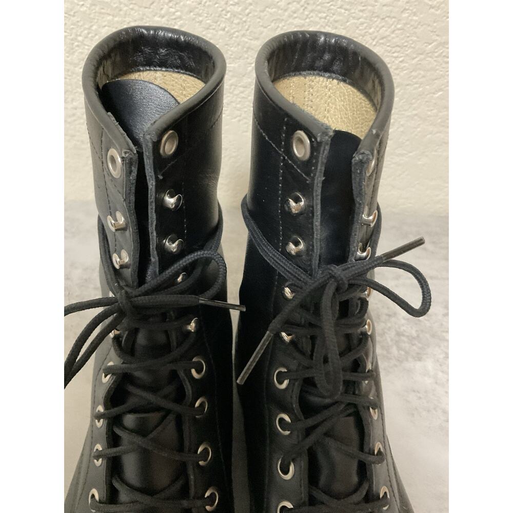 Justin Boots Black Ankle Boots - Picture 3 of 13